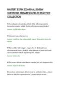 MASTERY EXAM 2026 FINAL REVIEW QUESTIONS ANSWERS BUNDLED PRACTICE COLLECTION&period;pdf&NewLine;&NewLine;