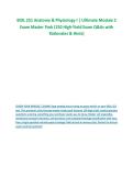 BIOL 251 Anatomy & Physiology I &vert; Ultimate Module 2 &NewLine;Exam Master Pack &lpar;150 High-Yield Exam Q&As with &NewLine;Rationales & Hints&rpar; 
