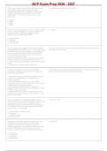 DRI International BCP Exam Prep 2026&ndash;2027 &vert; Business Continuity Professional Study Guide & Practice Test &vert; Questions and Verified Answers &vert; Grade A&plus;