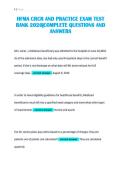HFMA CRCR AND PRACTICE EXAM TEST&NewLine;BANK 2026&vert;COMPLETE QUESTIONS AND&NewLine;ANSWERS