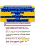 &lpar;2&rpar; AAPC CPC Certification Exam Certified Professional Coder &lpar;CPC&rpar;&reg; Certification All 17 Knowledge Domains Due 26th June Complete Actual Exam Questions 1- 100 Screenshots AAPC CPC&period;pdf&NewLine;&NewLine;