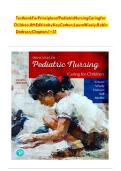 Test Bank for Principles of Pediatric Nursing&colon; Caring for Children 8th Edition by Kay Cowen&comma; Laura Wisely & Robin Dawson &vert; All Chapters &vert; Updated 2027&sol;2028