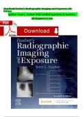 Test Bank for Fauber&rsquo;s Radiographic Imaging and Exposure 7th Edition by Terri L&period; Fauber &vert; Chapters 1&ndash;10 &vert; Questions & Answers &vert; Updated 2027&sol;2028