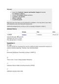 COUC 691 Quiz 9 &vert; Updated With complete solution&vert; RATED A&plus; &vert; Liberty University&NewLine;