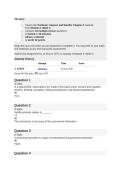 COUC 691 Quiz 5 &vert; Updated With complete solution&vert; RATED A&plus; &vert; Liberty University