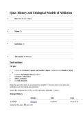COUC 691 Quiz 1 &vert; Updated With complete solution&vert; RATED A&plus; &vert; Liberty University