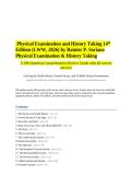 Bate's Physical Examination and History Taking 14th Edition &lpar;LWW&comma; 2026&rpar; by Rainier P&period; Soriano Physical Examination & History Taking