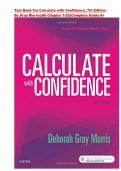 Test Bank For Calculate with Confidence&comma; 7th Edition By Gray Morris&vert;ISBN&colon; 9780323396837 &vert;All Chapter 1-25&vert;&vert;Complete Guide A&plus;