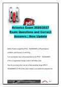 Avionics Exam &ndash; 39 Questions & Correct Answers &vert; PFD&comma; WAAS&sol;GPS&comma; RNAV&comma; Autopilot&comma; TAWS&comma; NEXRAD & TCAS &vert; 2026&sol;2027
