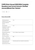 CNPR Exam 2026&sol;2027 &ndash; Complete Questions&comma; Correct Answers & Verified Rationales &vert; Brand‑New A&plus; Pharma Sales Certification Review