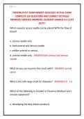 FRESENIUS PCT EXAM NEWEST 2026&sol;2027 ACTUAL EXAM &NewLine;COMPLETE 150 QUESTIONS AND CORRECT DETAILED &NewLine;ANSWERS &lpar;VERIFIED ANSWERS&rpar; &vert;ALREADY GRADED A&plus;&vert;&vert;JUST &NewLine;OUT&excl;&excl;&excl;