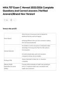 MHA 707 Exam C &ndash; 2026&sol;2027 Complete Questions&comma; Correct Answers & Verified Rationales &vert; Brand‑New A&plus; Healthcare Administration Review