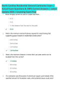 North Carolina Residential General Contractor Exam Review 2026 &vert; Practice Questions & Detailed Answer Explanations &vert; Licensing Prep