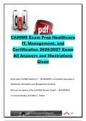 CAHIMS Exam Prep &ndash; 150&plus; Questions & Answers &vert; Healthcare IT&comma; EHR&comma; HIPAA&comma; SDLC&comma; Cybersecurity & Management &vert; 2026&sol;2027