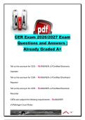 CER Exam 2026&sol;2027 &ndash; 45&plus; Questions & Answers &vert; Michigan Court Rules&comma; Transcripts&comma; Logging & Appeals