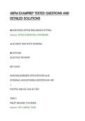 ABFM EXAMPREP TESTED QUESTIONS AND&NewLine;DETAILED SOLUTIONS&NewLine;