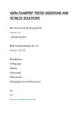 ABFM EXAMPREP TESTED QUESTIONS AND&NewLine;DETAILED SOLUTIONS