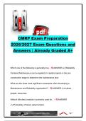 CMRP EXAM COMPLETE PACKAGE DEAL