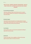 NUR 215 Exam 5 NEWEST 2026&sol;2027 EXAM REVIEW &vert; NUR 215 &NewLine;EXAM 5 PREP WITH 150 PRACTICE QUESTIONS AND CORRECT &NewLine;ANSWERS