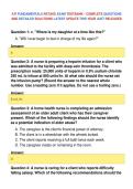 ATI FUNDAMENTALS RETAKE EXAM TESTBANK - COMPLETE QUESTIONS&NewLine;AND DETAILED SOLUTIONS LATEST UPDATE THIS YEAR JUST RELEASED