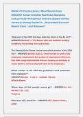 OSHA 510 Practice Exam &vert;&vert; Most Recent Exam &NewLine;2026&vert;2027 Actual Complete Real Exam Questions               &NewLine;And Correctly Well Defined Answers &lpar;Expert Verified &NewLine;Answers&rpar; Already Graded A&plus; &vert; Guaranteed Success&excl;&excl; &NewLine;Newest Exam &vert; Just Released&excl;&excl;