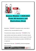 DAANCE Module 1 Exam 2026&sol;2027 &vert; 100&plus; Questions & Answers with Illustrations &vert; Cardiovascular&comma; Nervous & Respiratory Systems&comma; ECG&comma; Airway & Dental Anesthesia