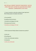 NUR 326 Exam 6 NEWEST 2026&sol;2027 EXAM REVIEW &vert; NUR 326 &NewLine;EXAM 6 PREP WITH 150 PRACTICE QUESTIONS AND CORRECT &NewLine;ANSWERS &vert; COMPREHENSIVE STUDY GUIDE 