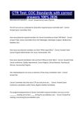 CTR Test&colon; COC Standards with correct answers 100&percnt; 2026