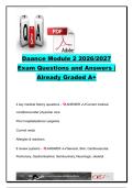 DAANCE Module 2 Exam 2026&sol;2027 &vert; 100&plus; Questions & Answers &vert; Medical History&comma; Mallampati&comma; ASA&comma; ECG&comma; Dysrhythmias&comma; Cardiac & Systemic Diseases
