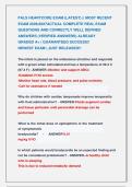 PALS HEARTCODE EXAM &lpar;LATEST&rpar; &vert;&vert; MOST RECENT EXAMS 2026&vert;2027