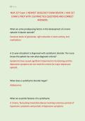 NUR 327 Exam 2 NEWEST 2026&sol;2027 EXAM REVIEW &vert; NUR 327 &NewLine;EXAM 2 PREP WITH 150 PRACTICE QUESTIONS AND CORRECT &NewLine;ANSWERS