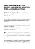 SANS GICSP CERTIFICATION&NewLine;REVIEW 2026 VERIFIED QUESTIONS&NewLine;WITH ACCURATE ANSWERS