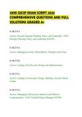 SANS GICSP EXAM SCRIPT 2026&NewLine;COMPREHENSIVE QUESTIONS AND FULL&NewLine;SOLUTIONS GRADED A&plus;