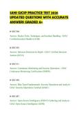 SANS GICSP PRACTICE TEST 2026&NewLine;UPDATED QUESTIONS WITH ACCURATE&NewLine;ANSWERS GRADED A&plus;