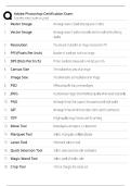 Adobe Photoshop Certification Exam Study Guide &sol; Score 100&percnt; on ACP &sol; 2025 Update&NewLine;&NewLine;