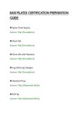 BASI PILATES CERTIFICATION PREPARATION&NewLine;GUIDE&NewLine;