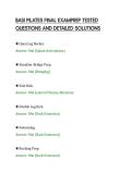 BASI PILATES FINAL EXAMPREP TESTED&NewLine;QUESTIONS AND DETAILED SOLUTIONS&NewLine;
