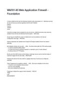 WAF01-05 Web Application Firewall - Foundation Questions with Comprehensive Rationales &lpar;2026&sol;2027&rpar;&NewLine;