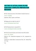 SAR TECH III ACTUAL EXAM SOLVED&NewLine;QUESTIONS COMPLETE PREPARATION&NewLine;RESOURCE&NewLine;