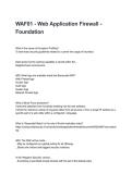 WAF01 - Web Application Firewall - Foundation Questions and Answers with Explanations &lpar;2026&sol;2027&rpar;&NewLine;