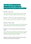SAR TECH III COMPREHENSIVE&NewLine;EXAMINATION TEST COMPLETE&NewLine;QUESTIONS WITH ACCURATE SOLUTIONS&NewLine;