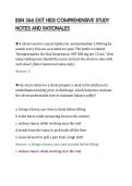 BSN 366 EXIT HESI COMPREHENSIVE STUDY&NewLine;NOTES AND RATIONALES