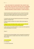 WGU D635 OBJECTIVE ASSESSMENT FINAL NEWEST 2026 &NewLine;ACTUAL EXAM&vert; D635 PRACTICES FOR INCLUSIVE CLASSROOMS &NewLine;OA FINAL WITH 200 REAL EXAM QUESTIONS AND CORRECT &NewLine;VERIFIED ANSWERS&sol; ALREADY GRADED A&plus; &lpar;MOST RECENT&excl;&excl;&rpar; 