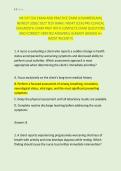 NR 547 CEA EXAM AND PRACTICE EXAM &lpar;CHAMBERLAIN&rpar; &NewLine;NEWEST 2026&sol; 2027 TEST BANK&vert; NR547 &lpar;CEA&rpar; PRE-CLINICAL &NewLine;DIAGNOSTIC EXAM PREP WITH COMPLETE EXAM QUESTIONS &NewLine;AND CORRECT VERIFIED ANSWERS&sol; ALREADY GRADED A&plus; &NewLine;&lpar;MOST RECENT&excl;&excl;&rpar; 