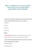 BIOL 271 MODULE 2 EXAM&colon; GENETIC&NewLine;AND CELLULAR ALTERATIONS&NewLine;QUESTIONS AND ANSWERS
