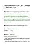 CAIB 4 EXAM PREP TESTED QUESTIONS AND&NewLine;DETAILED SOLUTIONS&NewLine;