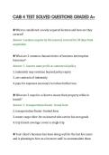 CAIB 4 TEST SOLVED QUESTIONS GRADED A&plus;&NewLine;