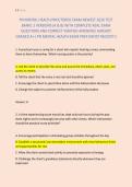 PN MENTAL HEALTH PROCTORED EXAM NEWEST 2026 TEST &NewLine;BANK&vert; 2 VERSIONS &lpar;A & B&rpar; WITH COMPLETE REAL EXAM &NewLine;QUESTIONS AND CORRECT VERIFIED ANSWERS&sol; ALREADY &NewLine;GRADED A&plus;&vert; PN MENTAL HEALTH EXAM PREP &lpar;MOST RECENT&excl;&excl;&rpar;
