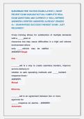 SUBURBAN FIRE TACTICS EXAM &lpar;LATEST&rpar; &vert;&vert; MOST &NewLine;RECENT EXAM 2026&vert;2027ACTUAL COMPLETE REAL             &NewLine;EXAM QUESTIONS AND CORRECTLY WELL DEFINED &NewLine;ANSWERS &lpar;VERIFIED ANSWERS&rpar; ALREADY GRADED               &NewLine;A&plus; &vert; GUARANTEED SUCCESS&excl;&excl; NEWEST EXAM &vert; JUST &NewLine;RELE
