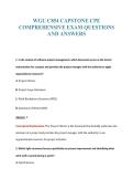 WGU C854 EXAM PACKAGE DEAL 100&percnt; VERIFIED